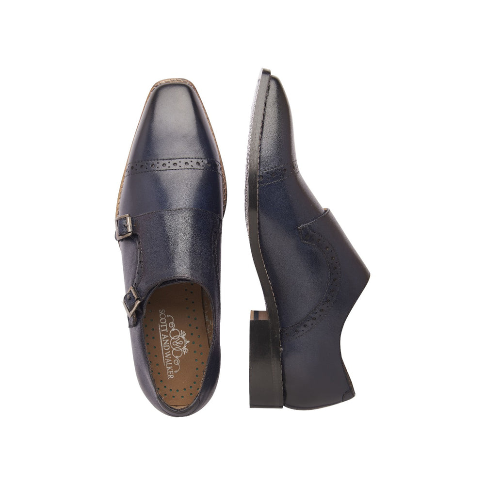 
                  
                    Men's Leather Harvey Double Monk Shoe
                  
                